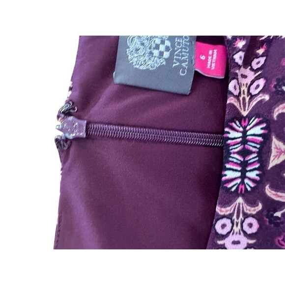 Vince Camuto Women's Floral Bell Sleeve Knee Length Dress Size 6 Multicolor - Picture 5 of 6